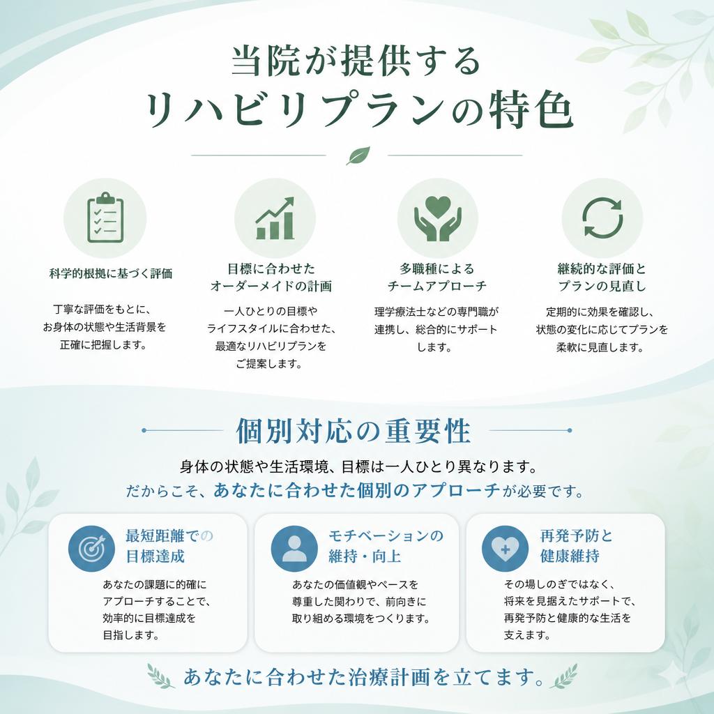 リハビリプランのご提案