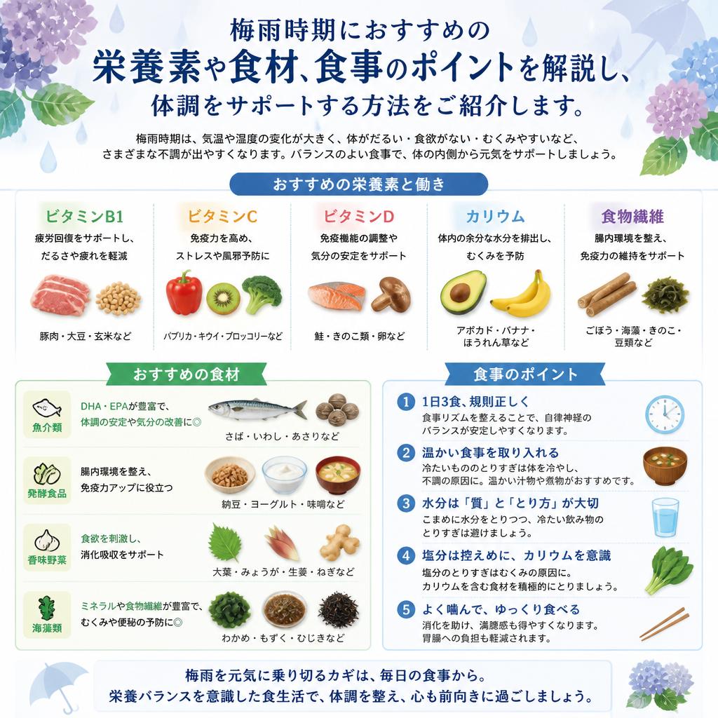 食事で体調を整える