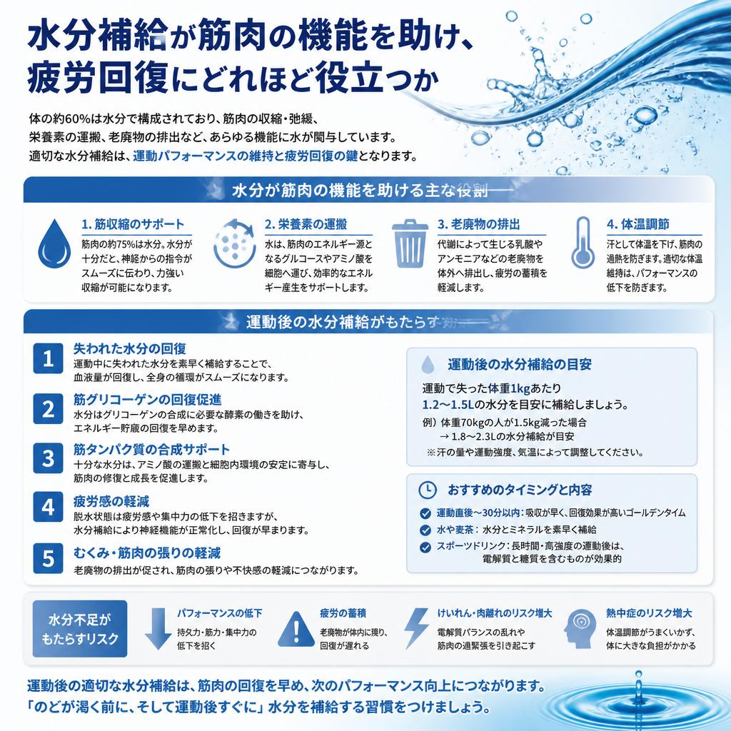 水分補給の重要性