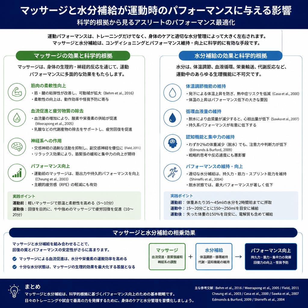 疲労回復とパフォーマンス向上