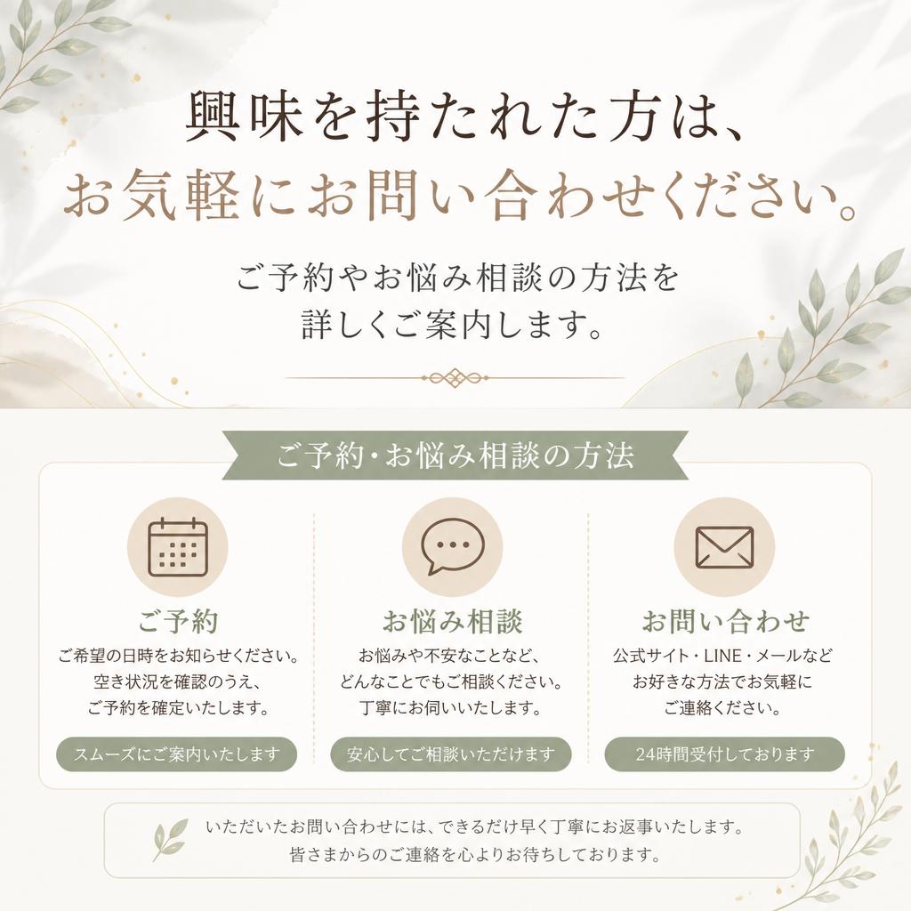 お問い合わせ・ご予約はこちらから